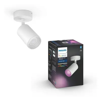 Philips Hue 50631/31/P7 stropní bodové svítidlo Fugato 1x5,7W|GU10|2000-6500K|RGB - Bluetooth, W