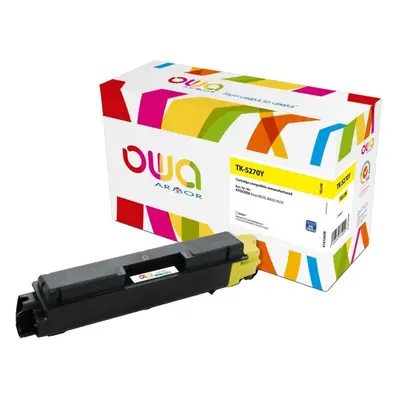 OWA Armor toner kompatibilní s Kyocera TK-5270Y, 6000st, žlutá/yellow