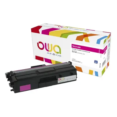 OWA Armor toner kompatibilní s Brother TN-910M, 9000st, červená/magenta