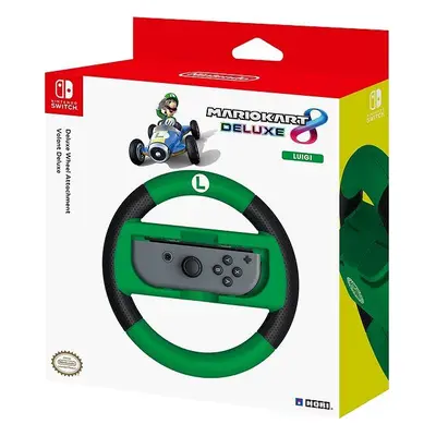 Držák Hori Joy-Con Wheel Deluxe - Luigi - Nintendo Switch