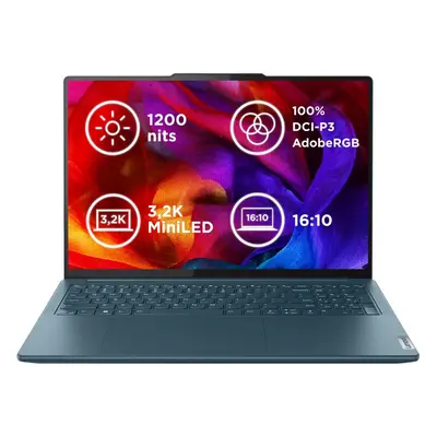 Notebook Lenovo Yoga Pro 9 16IRP8 Tidal Teal celokovový