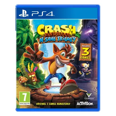 Hra na konzoli Crash Bandicoot N Sane Trilogy - PS4