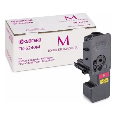 Kyocera originální toner TK-5240M, magenta, 3000str., 1T02R7BNL0, Kyocera M5526cdn, M5526cdw, P5