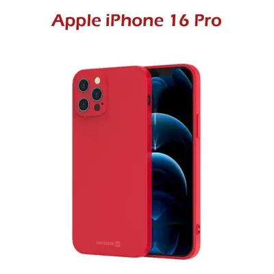 Kryt na mobil Swissten Soft Joy pro Apple iPhone 16 Pro červené