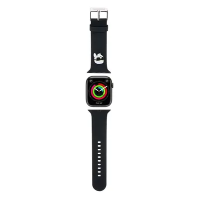 Řemínek Karl Lagerfeld Karl Head NFT pro Apple Watch 42/44 Black