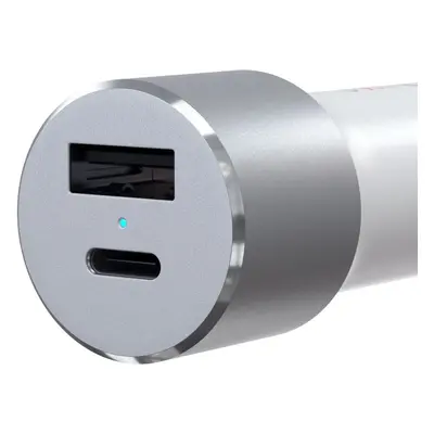 Nabíječka do auta Satechi 72W Type-C PD Car Charger - Silver