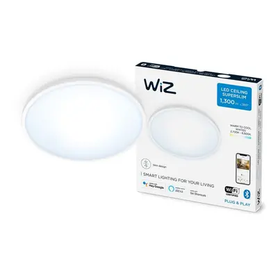 WiZ Tunable white 8719514337978 LED stropní svítidlo SuperSlim 1x14W | 1400lm | 2700-6500K - stm