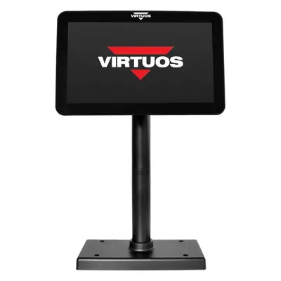 Zákaznický displej Virtuos 10,1" SD1010R černý, LCD barevný zákaznický displej, USB