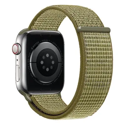 Řemínek Eternico Airy pro Apple Watch 42mm / 44mm / 45mm / Ultra 49mm Green Fig and Brown edge