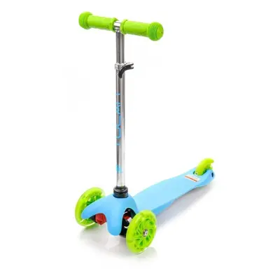 Dětská koloběžka MTR MINI SCOOTER se svítícími kolečky, BLUE/GREEN