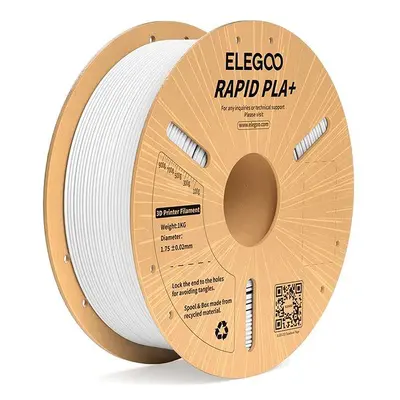 Filament Elegoo RAPID PLA+ -1.75mm-1KG-Cardboard Spool-White