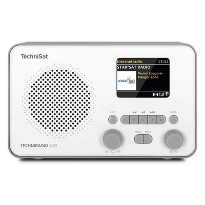 Rádio TechniSat TECHNIRADIO 6 IR, white/grey