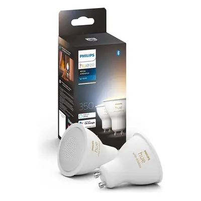 LED žárovka Philips Hue White Ambiance 4.3W GU10 set 2ks