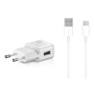 Nabíječka do sítě Samsung cestovní nabíječka 15W + USB-C datový kabel White (Bulk)