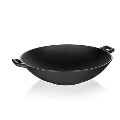 Pánev wok BANQUET Pánev WOK litinová průměr 36,5 cm, černá EXCELLENT