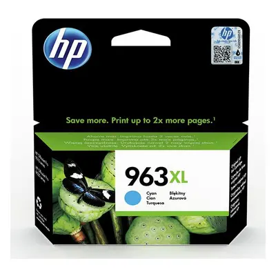 HP originální ink 3JA27AE#301, HP 963XL, cyan, blistr, 1600str., 22.92ml, high capacity, HP Offi