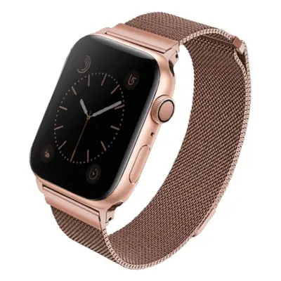 Řemínek Uniq Dante pro Apple Watch 38/40/41mm Rose růžový