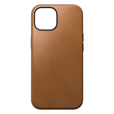 Kryt na mobil Nomad Modern Leather Case English Tan iPhone 15