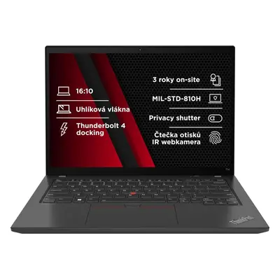 Notebook Lenovo ThinkPad T14 Gen 4 Thunder Black