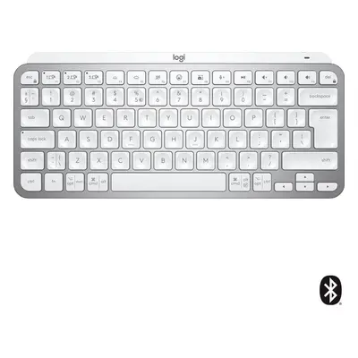 Klávesnice Logitech MX Keys Mini Minimalist Wireless Illuminated Keyboard, Pale Grey - US INTL