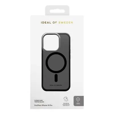 Kryt na mobil iDeal Of Sweden Ochranný kryt Clear Case s Magsafe pro iPhone 15 Pro Tinted Black