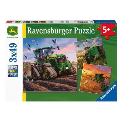 Puzzle Ravensburger puzzle 051731 John Deere: Hlavní sezona 3x49 dílků