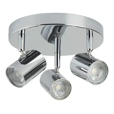 Bodové osvětlení Searchlight - LED Bodové svítidlo ROLLO 3xLED/4W/230V chrom