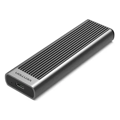 Externí box Vention M.2 NVMe SSD Enclosure (USB 3.1 Gen 2-C) with Heat Sink Gray Aluminum Alloy 