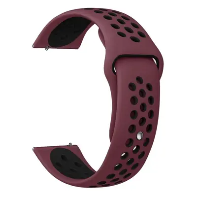 Řemínek Eternico Sporty Universal Quick Release 22mm Solid Black and Bordo