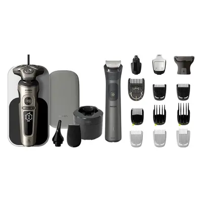 Set Philips Series 9000 Prestige Wet & Dry SP9883/36 + Philips Series 7000 MG7940/75 14v1