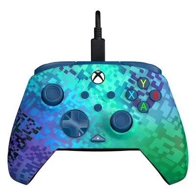 Gamepad PDP REMATCH Wired Controller - Glitch Green - Xbox