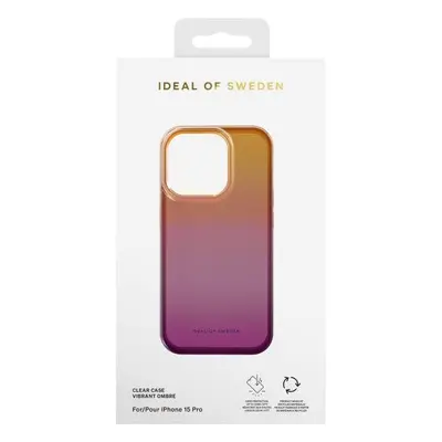 Kryt na mobil iDeal Of Sweden Ochranný kryt Clear Case pro iPhone 15 Pro Vibrant Ombre