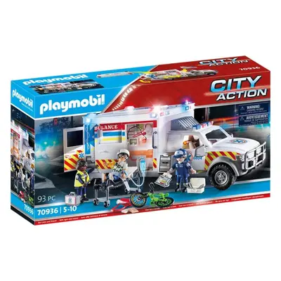 Stavebnice Playmobil 70936 Záchranná služba: US Ambulance