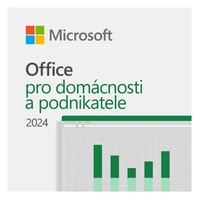 Kancelářský software Microsoft Office 2024 pro domácnosti a podnikatele (elektronická licence)