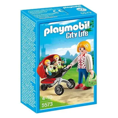 Figurky Playmobil Kočárek pro dvojčata