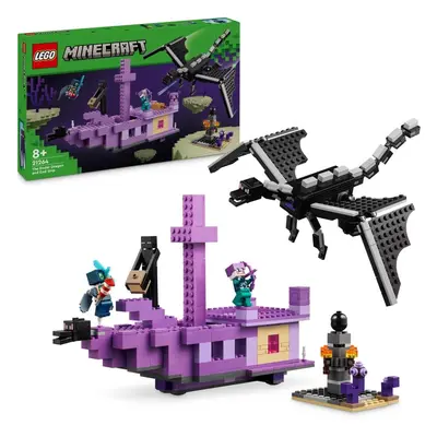 LEGO stavebnice LEGO® Minecraft® 21264 Drak z Enderu a loď z Endu