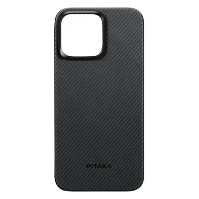 Kryt na mobil Pitaka MagEZ 4 600D Case Black/Grey Twill iPhone 15