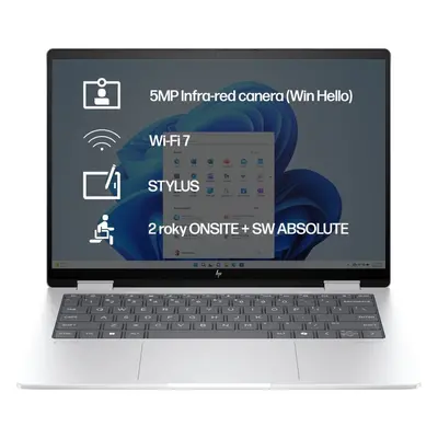 Notebook HP ENVY x360 14-fa0900nc Glacier Silver Celokovový