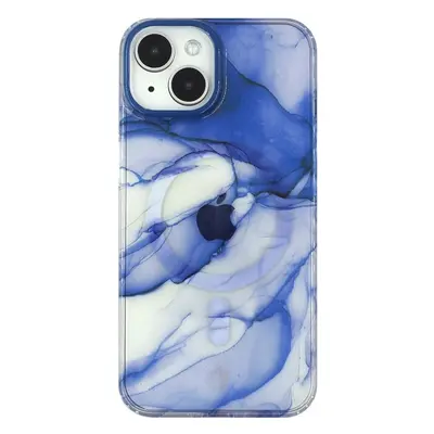 Kryt na mobil COLOR INK kryt s MagSafe na iPhone 14 Plus - Blue