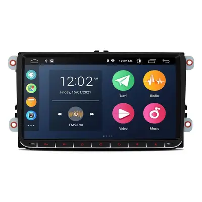 Autorádio ESSGOO Rádio pro Volkswagen, Škoda, Seat s Android systémem, Bluetooth, USB, GPS Navig