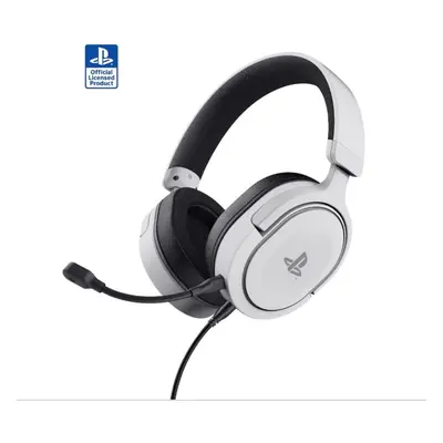 Herní sluchátka Trust GXT 498 FORTA HEADSET official PlayStation®5 licence bílá