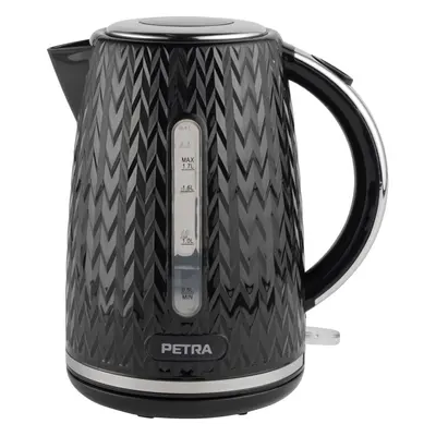 Rychlovarná konvice PETRA Chevron Kettle Black