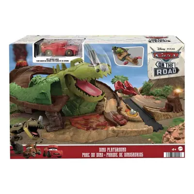 Mattel Hot Wheels Cars Dinopark + Blesk McQueen