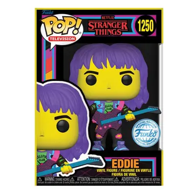 Funko POP TV: ST S4- Eddie w/guitar(BLKLT)