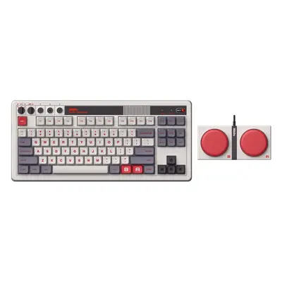 Herní klávesnice 8BitDo Retro Mechanical Keyboard (N Edition) + Dual Super Buttons - UK