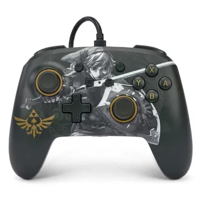 Gamepad PowerA Enhanced Wired Controller - Battle-Ready Link - Nintendo Switch