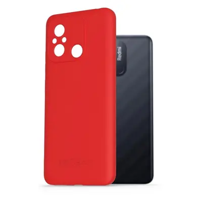 Kryt na mobil AlzaGuard Matte TPU Case pro Xiaomi Redmi 12C červený