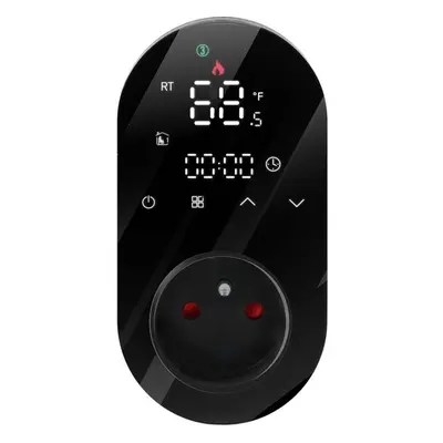 Chytrá zásuvka MOES Smart Plug + Thermostat, Wi-Fi, Black