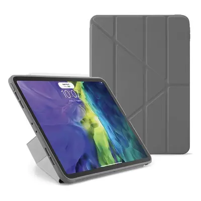 Pouzdro na tablet Pipetto Origami Case pro Apple iPad Air 10.9" (2020) - šedé