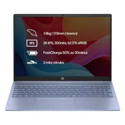 Notebook HP Pavilion 16-ag0433nc Sky blue Kovový